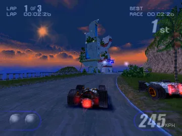 Rollcage (US) screen shot game playing